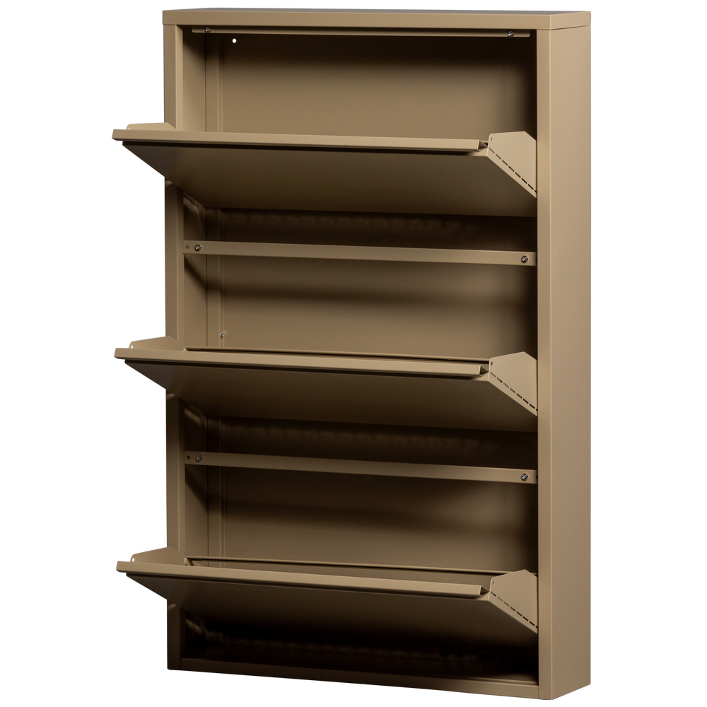 SABINE 3-VAKS SCHOENENKAST METAAL ZAND