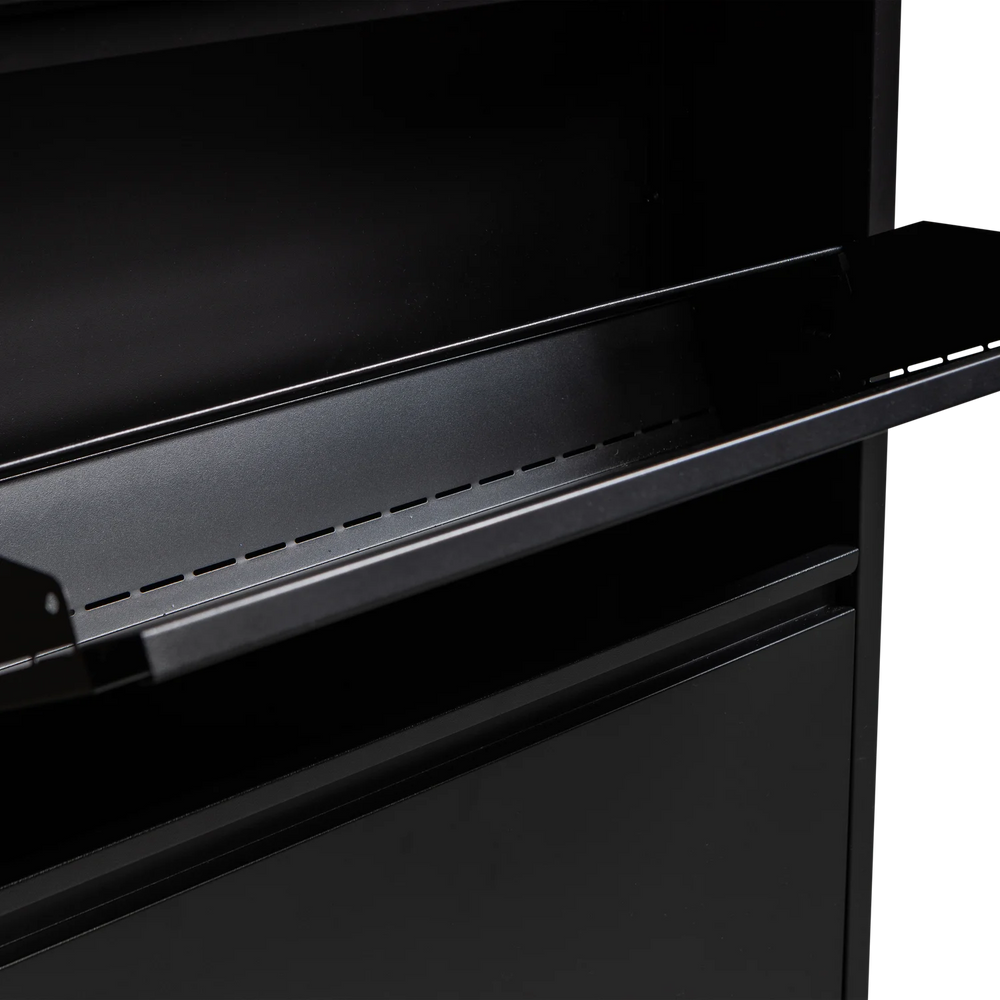 WOOOD - Sabine 3-vaks schoenenkast metaal zwart