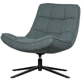 WOOOD - Maudi draaifauteuil blauw