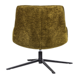 MAUDI DRAAIFAUTEUIL CHENILLE STRUCTUUR GROEN