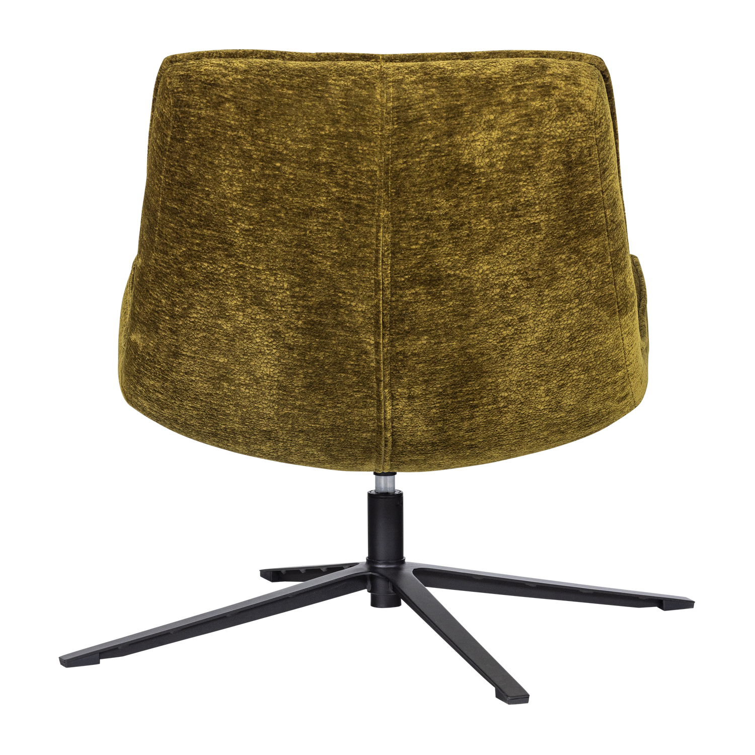 MAUDI DRAAIFAUTEUIL CHENILLE STRUCTUUR GROEN