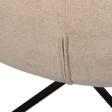 WOOOD - Maudi draaifauteuil naturel