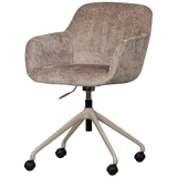 MORROS BUREAUSTOEL CHENILLE TAUPE