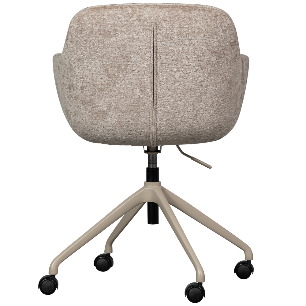 MORROS BUREAUSTOEL CHENILLE TAUPE