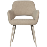 JENNY EETKAMERSTOEL GEWEVEN STOF NATUREL