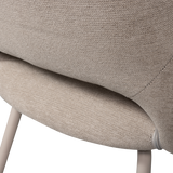 JENNY EETKAMERSTOEL GEWEVEN STOF NATUREL