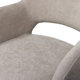 JENNY EETKAMERSTOEL GEWEVEN STOF NATUREL