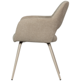 JENNY EETKAMERSTOEL GEWEVEN STOF NATUREL