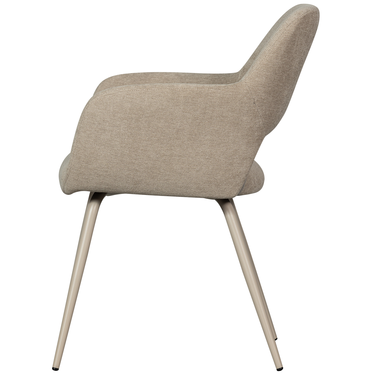 JENNY EETKAMERSTOEL GEWEVEN STOF NATUREL