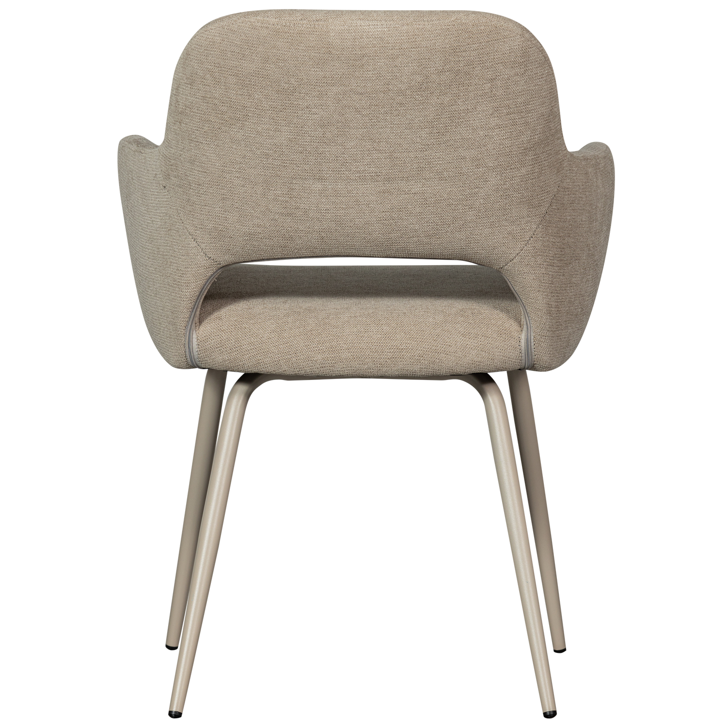 JENNY EETKAMERSTOEL GEWEVEN STOF NATUREL