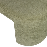 JACOB GESTOFFEERD BANKJE OLIJFGROEN