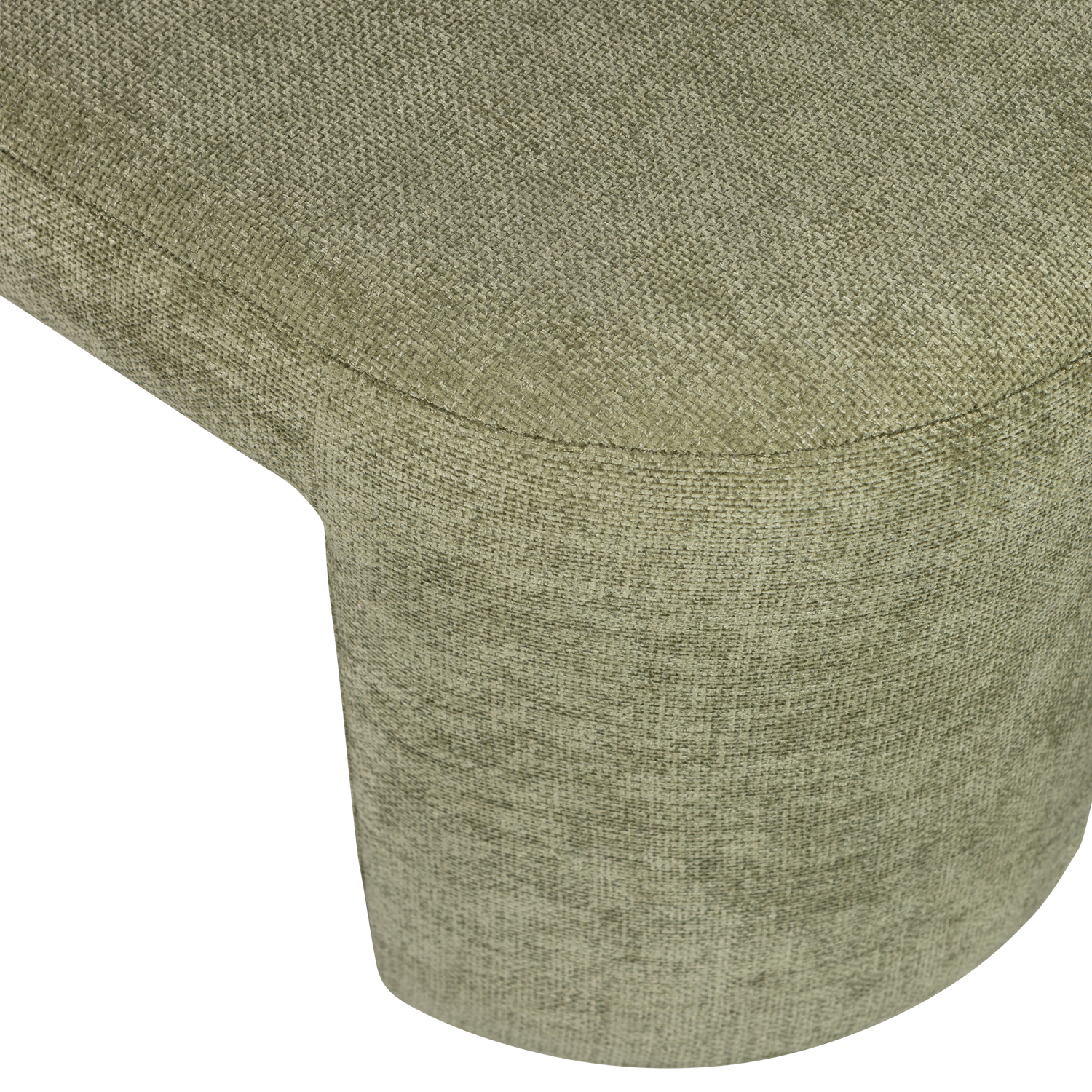 JACOB GESTOFFEERD BANKJE OLIJFGROEN