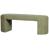 JACOB GESTOFFEERD BANKJE OLIJFGROEN