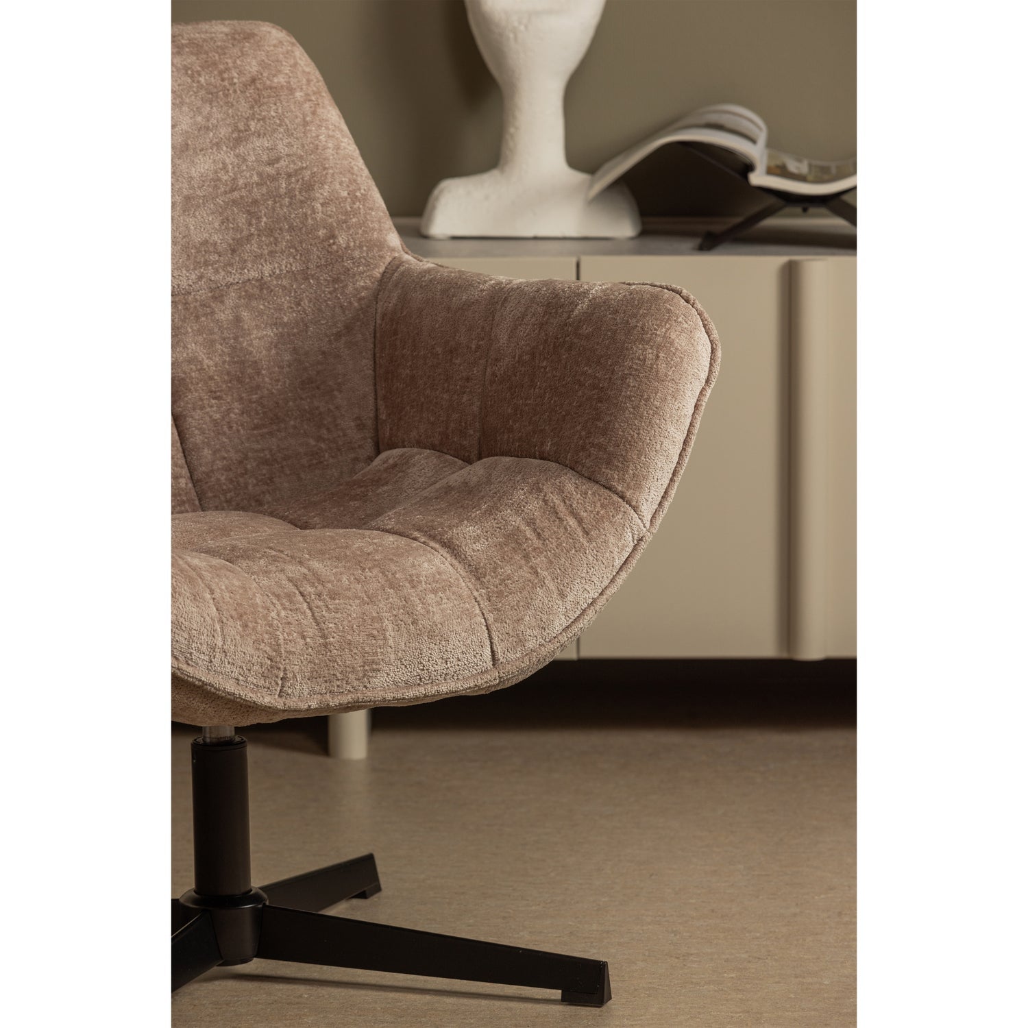 WIBO DRAAIFAUTEUIL TAUPE