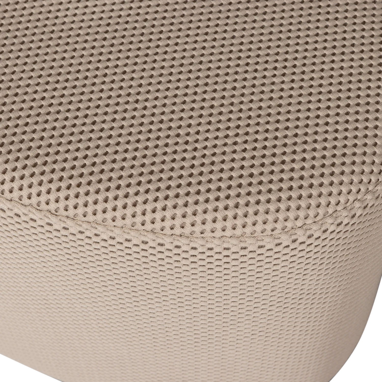 WOOOD - Poef mesh naturel 38x60x47CM