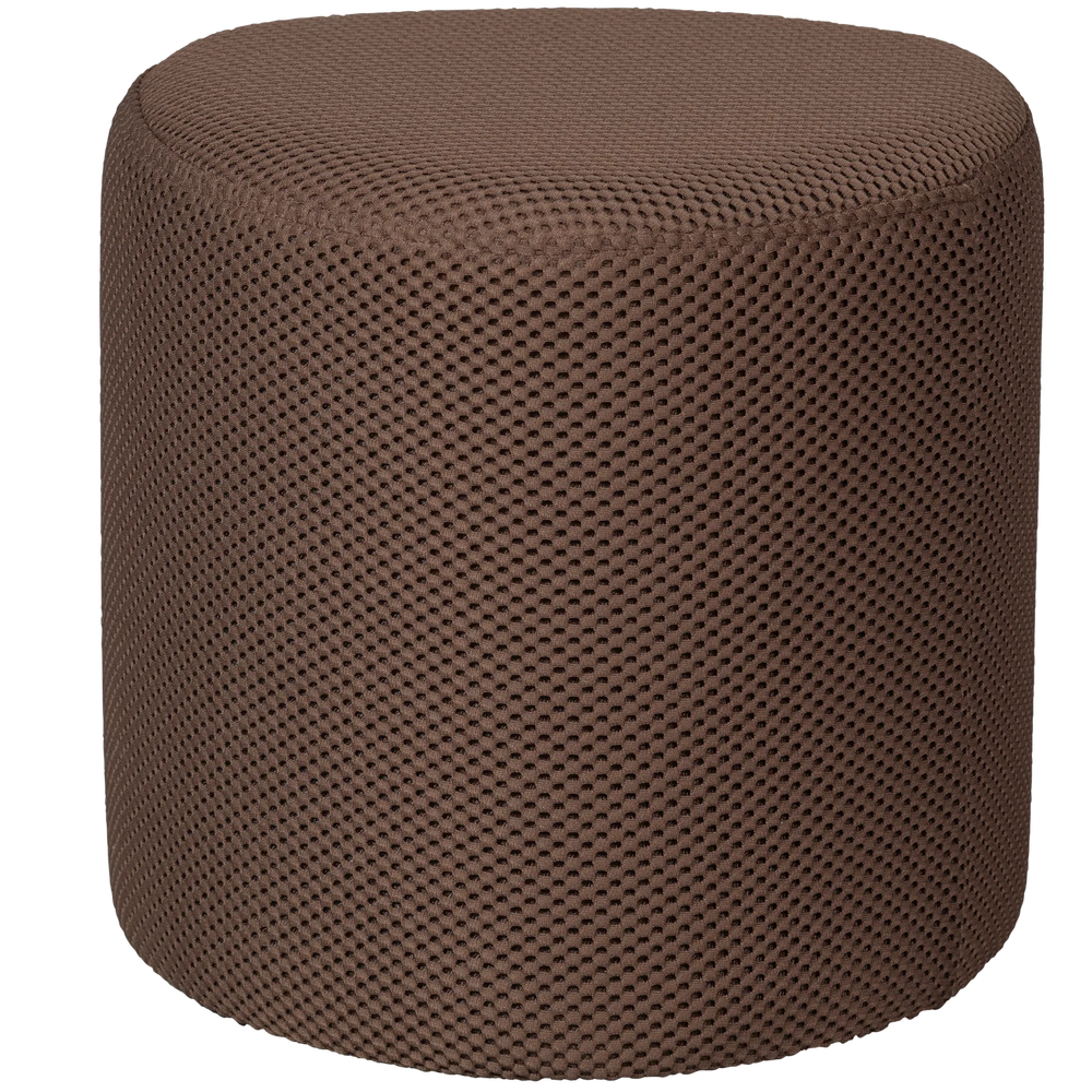 WOOOD - Poef mesh espresso 38x40x40cm