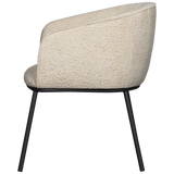 LEON EETKAMERSTOEL BOUCLE NATUREL MELANGE