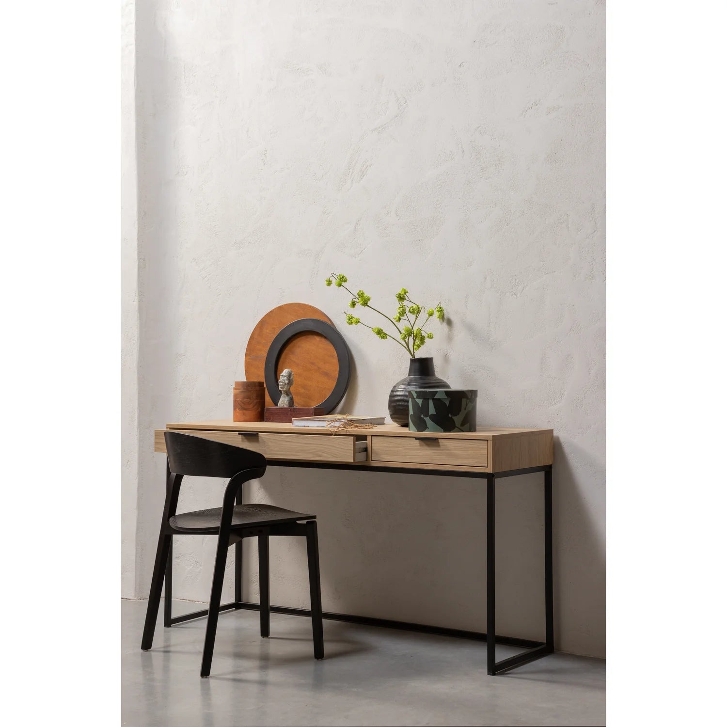 WOOOD - Silas sidetable/bureau eiken [FSC]