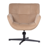 WIBO DRAAIFAUTEUIL MAT VELVET ZAND [fsc]