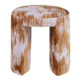 CHARLIE GESTOFFEERDE KRUK STRUCTUUR STOF KARAMELBRUIN [fsc]