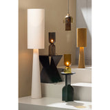 WOOOD - Loft tafellamp metaal/boucle tapenade 130x30cm
