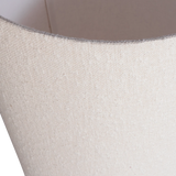 WOOOD - Loft tafellamp metaal/boucle naturel 187x35cm