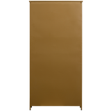 EXHIBIT XL 2-DEURS VITRINEKAST METAAL HONINGGEEL