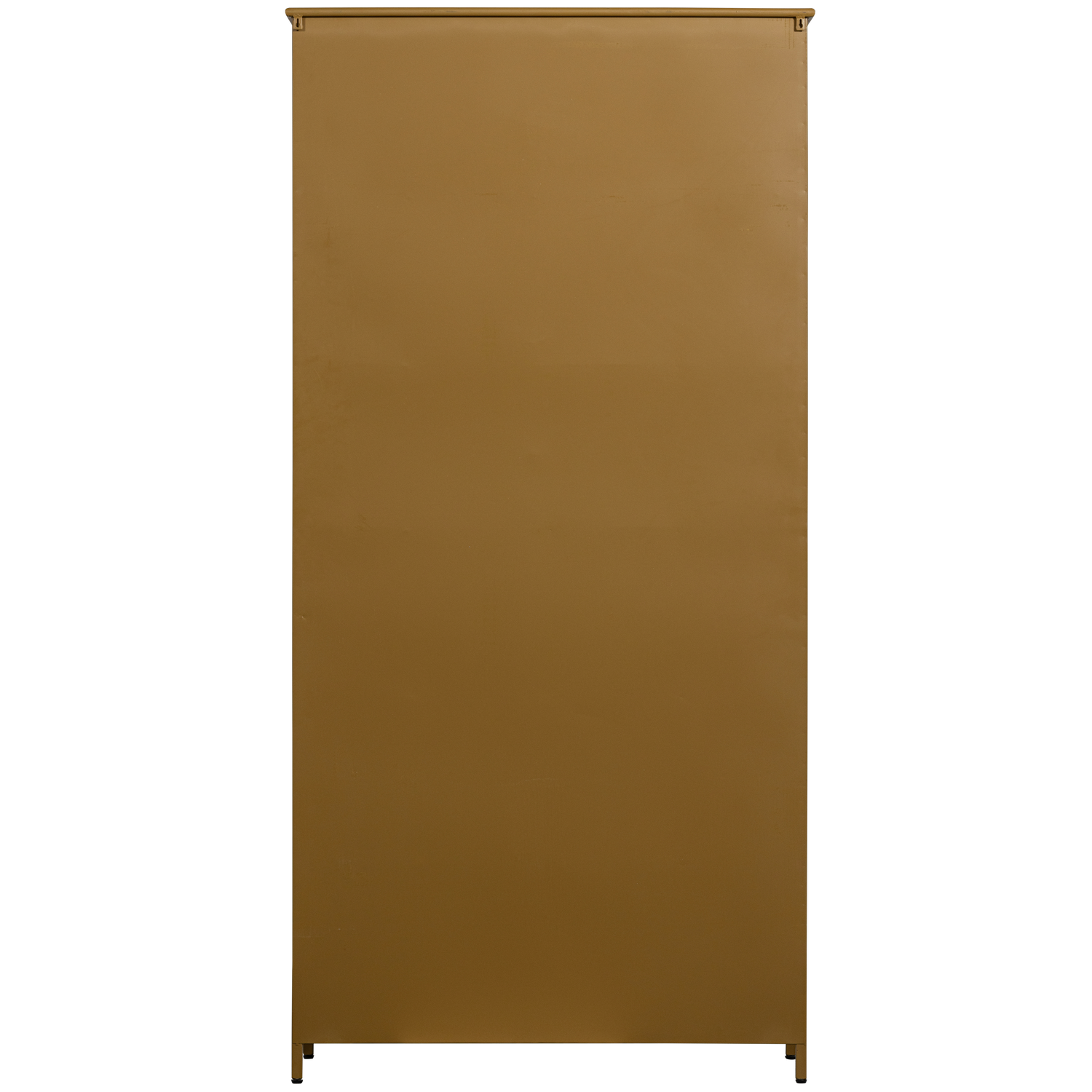 EXHIBIT XL 2-DEURS VITRINEKAST METAAL HONINGGEEL