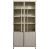 EXHIBIT XL 2-DEURS VITRINEKAST METAAL ZAND