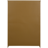 EXHIBIT XL 3-DEURS VITRINEKAST METAAL HONINGGEEL