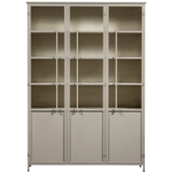 EXHIBIT XL 3-DEURS VITRINEKAST METAAL ZAND