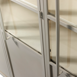 EXHIBIT XL 3-DEURS VITRINEKAST METAAL ZAND