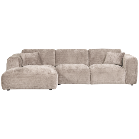 CLOUD CHAISE LONGUE BANK LINKS CHENILLE NATUREL