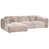 CLOUD CHAISE LONGUE BANK LINKS CHENILLE NATUREL