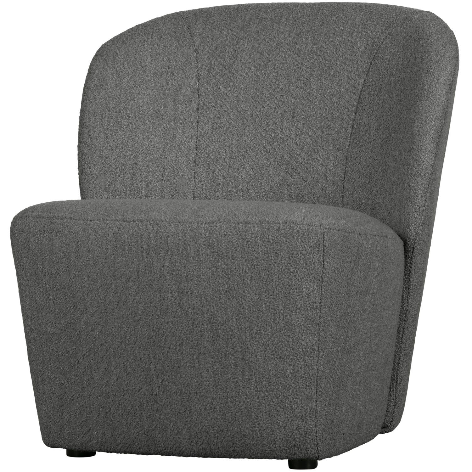 LOFTY FAUTEUIL BOUCLE STAALGRIJS