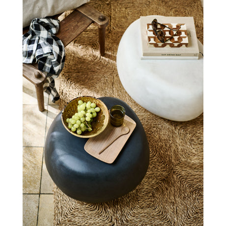 PEBBLE BIJZETTAFEL BETONLOOK ANTRACIET 35xO50