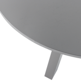 RHONDA EETTAFEL O129 CM EIKEN WARMGRIJS [fsc]