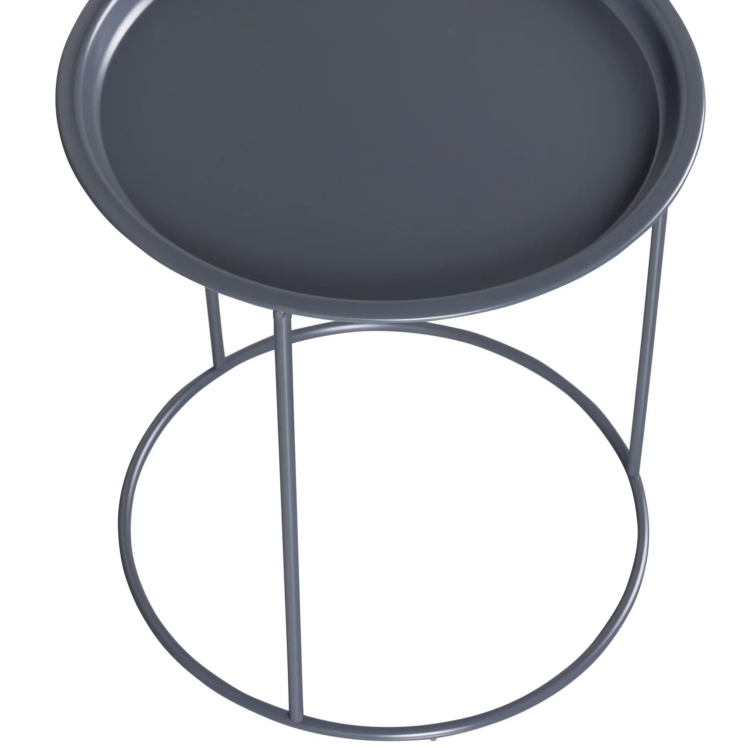 WOOOD - Ivar bijzettafel medium 40cm asfalt