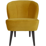 SARA FAUTEUIL VELVET OKER