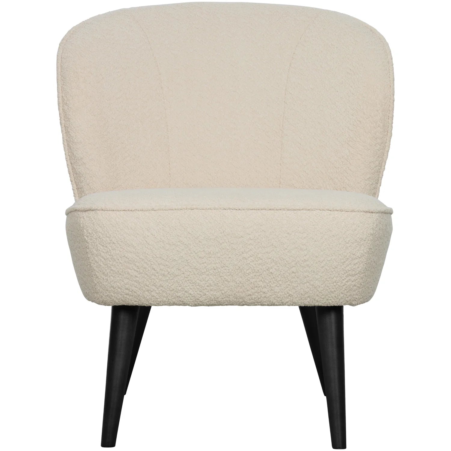 WOOOD - Fauteuil Sara bouclé crème