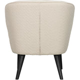 WOOOD - Fauteuil Sara bouclé crème