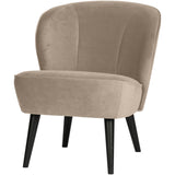 SARA FAUTEUIL VELVET KHAKI