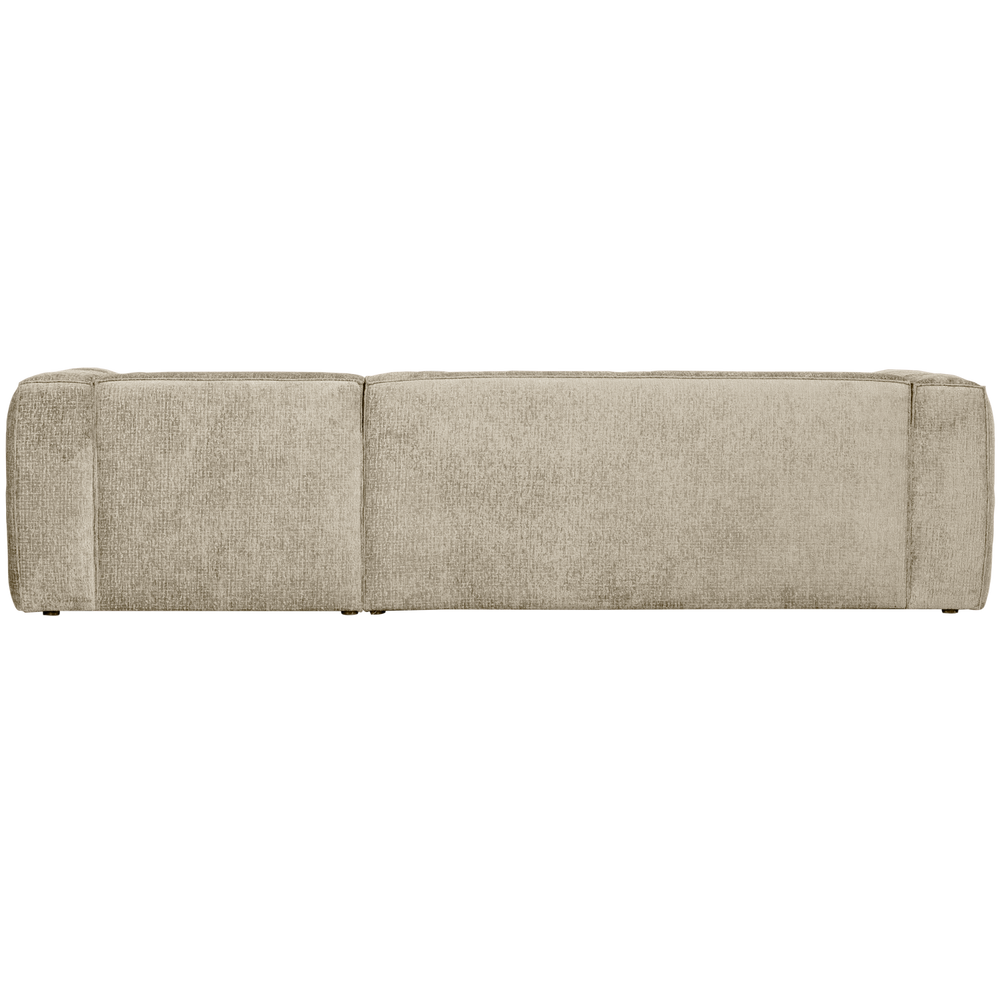 BEAN HOEKBANK RECHTS STRUCTURE VELVET BUTTERMILK