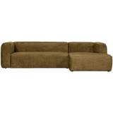 BEAN HOEKBANK RECHTS STRUCTURE VELVET SPICES