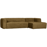 BEAN HOEKBANK RECHTS STRUCTURE VELVET SPICES