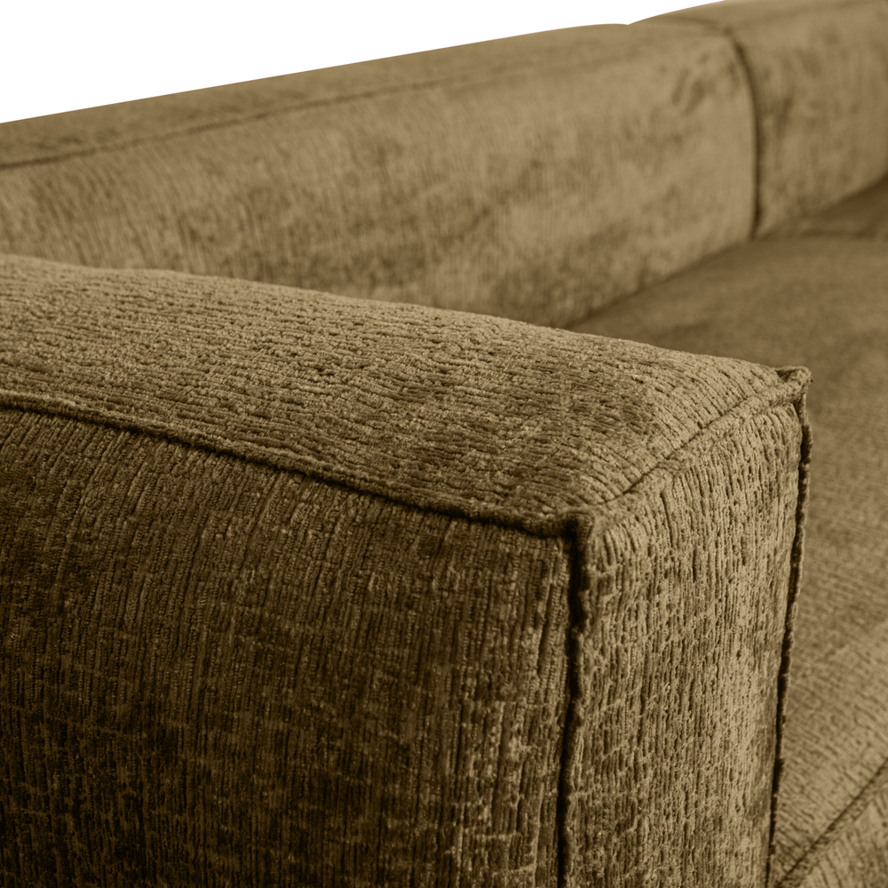 BEAN HOEKBANK RECHTS STRUCTURE VELVET SPICES