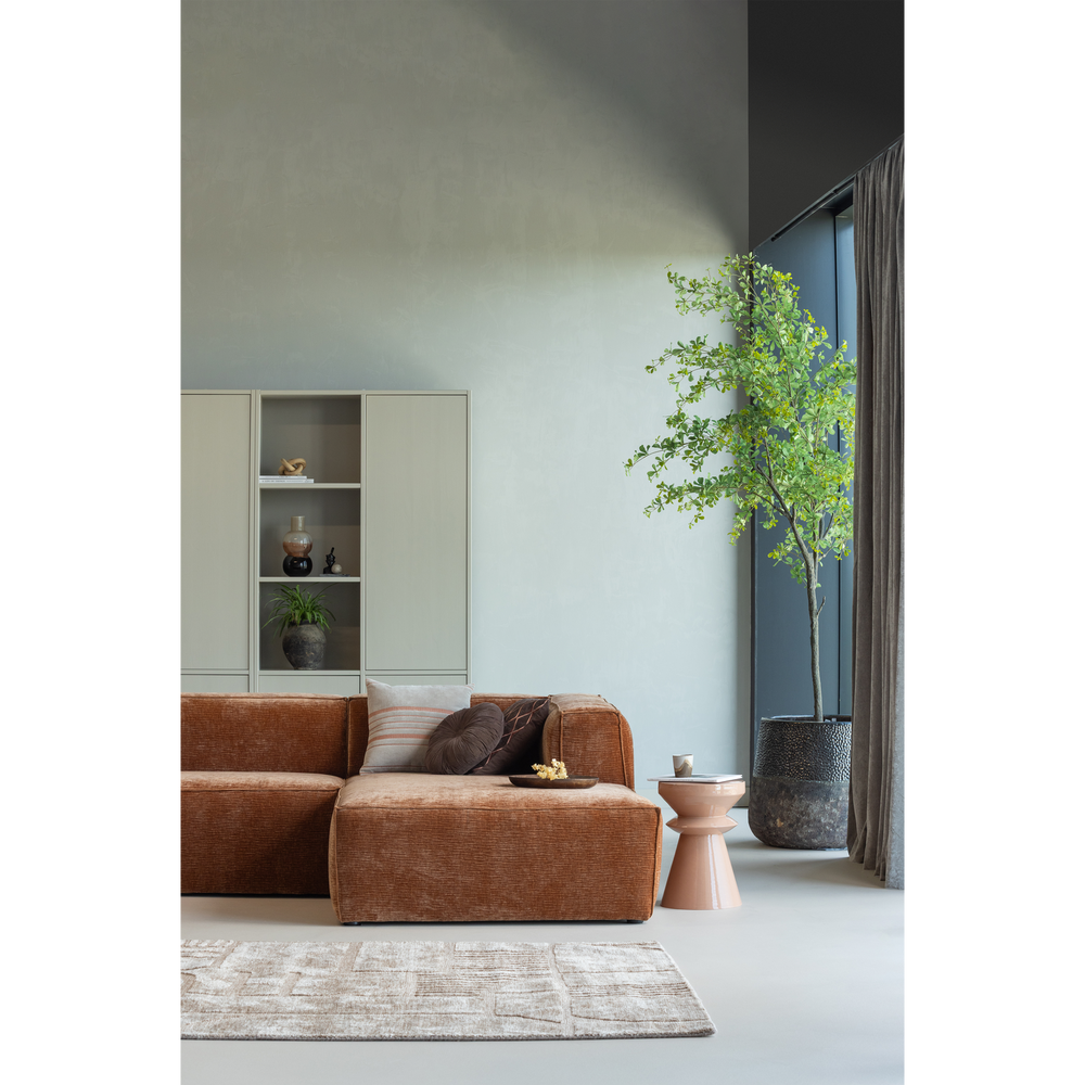 BEAN HOEKBANK RECHTS CHENILLE VELVET TERRA