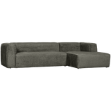 BEAN HOEKBANK RECHTS STRUCTURE VELVET WATERPLANT