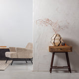 SKYBOX SIDETABLE MANGOHOUT/METAAL NATUREL