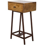 SKYBOX SIDETABLE MANGOHOUT/METAAL NATUREL